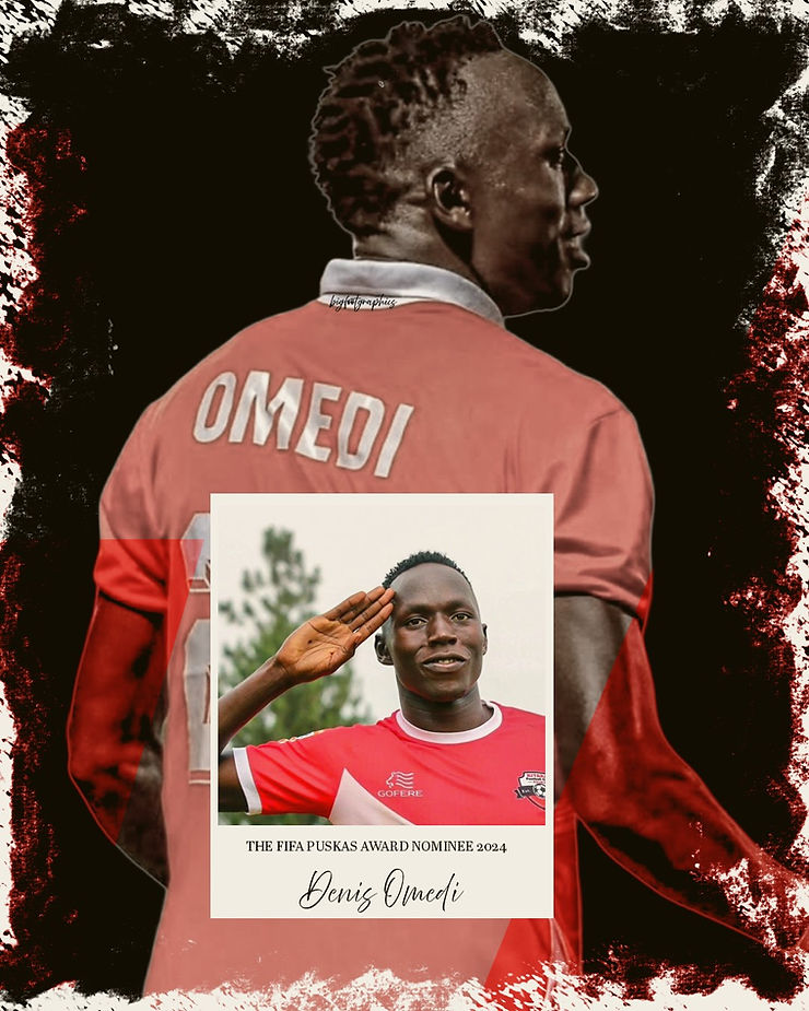 Uganda's Denise Omedi is a nominee at the CAF Awards in the category; Goal of the Year